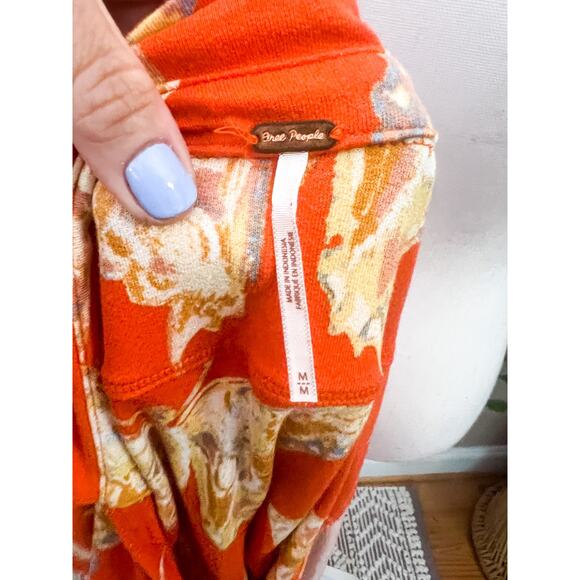 Free People Tigerlilly Combo Cropped Collared Top Size Medium NWT - Picture 5 of 7